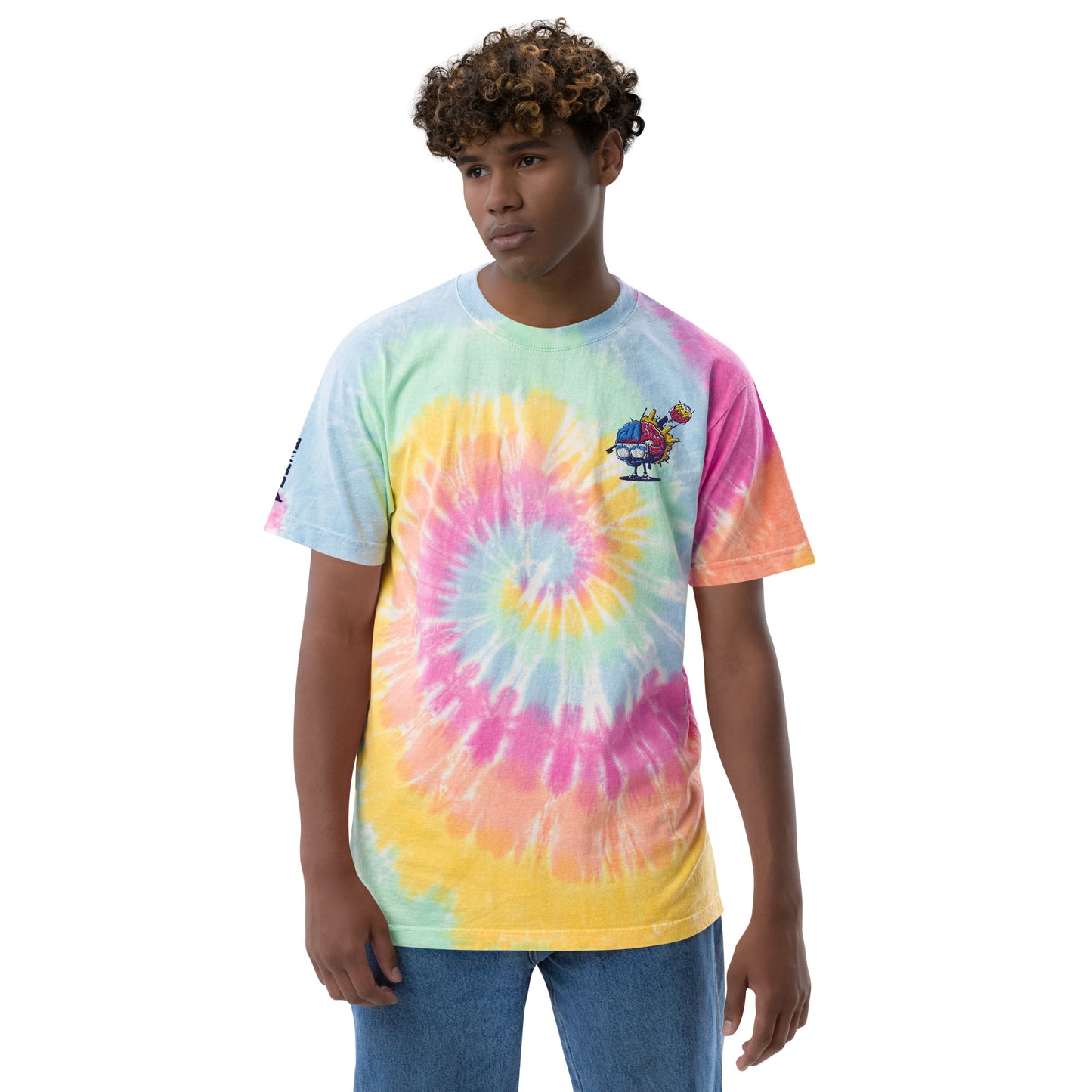 Brain Blast tie-dye t-shirt