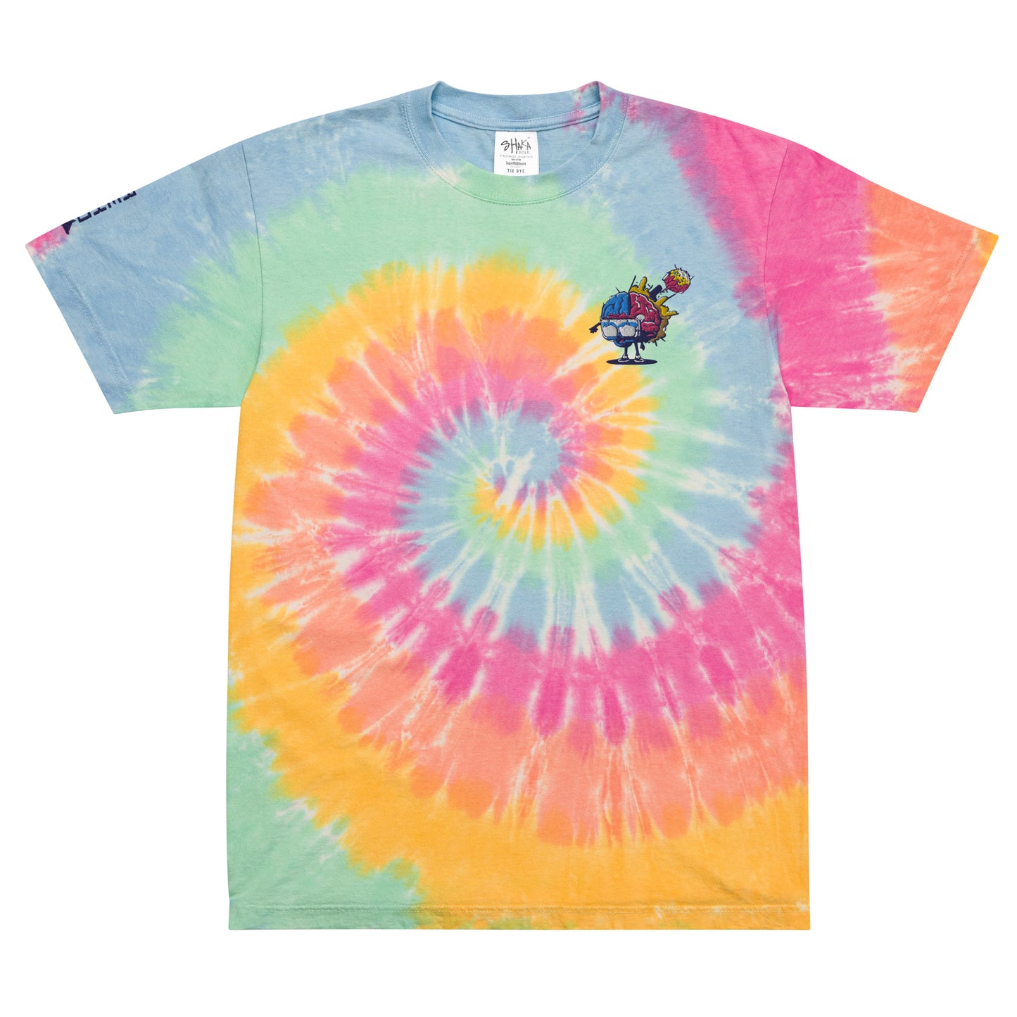 Brain Blast tie-dye t-shirt