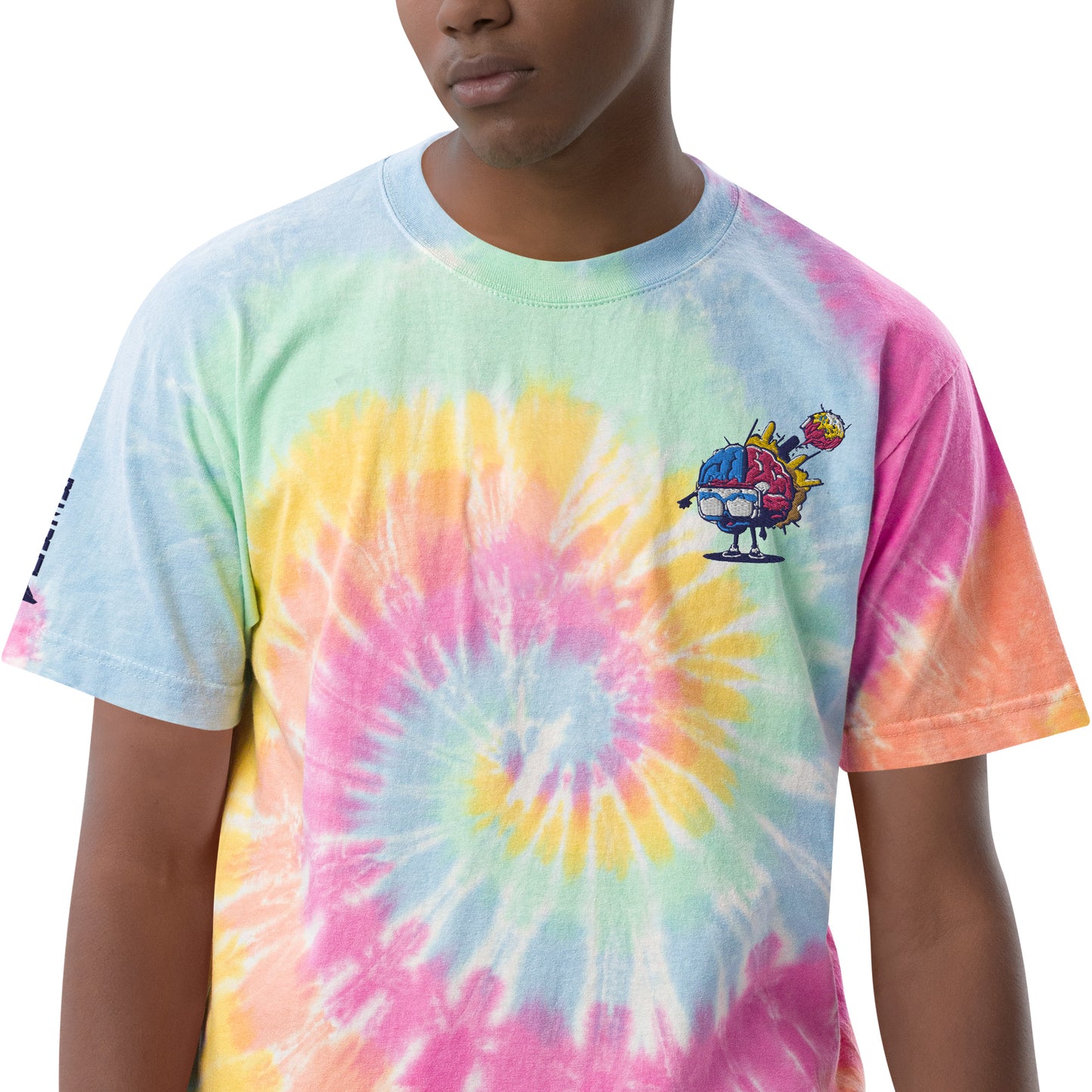 Brain Blast tie-dye t-shirt