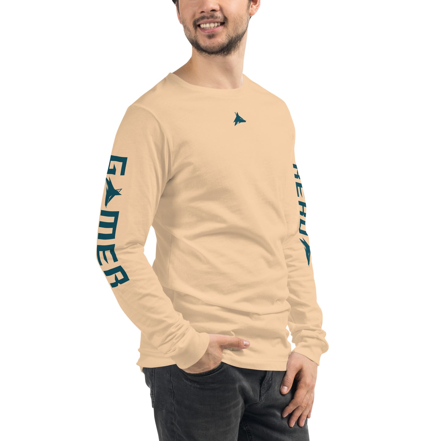 Gamer Long Sleeve Tee (Sand)